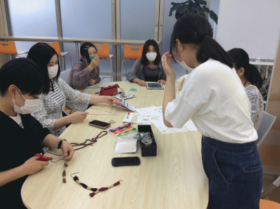 第一学院 松山キャンパス 願いを込めて ミサンガ作り 松山キャンパス 通信制高校 単位制 なら第一学院高等学校